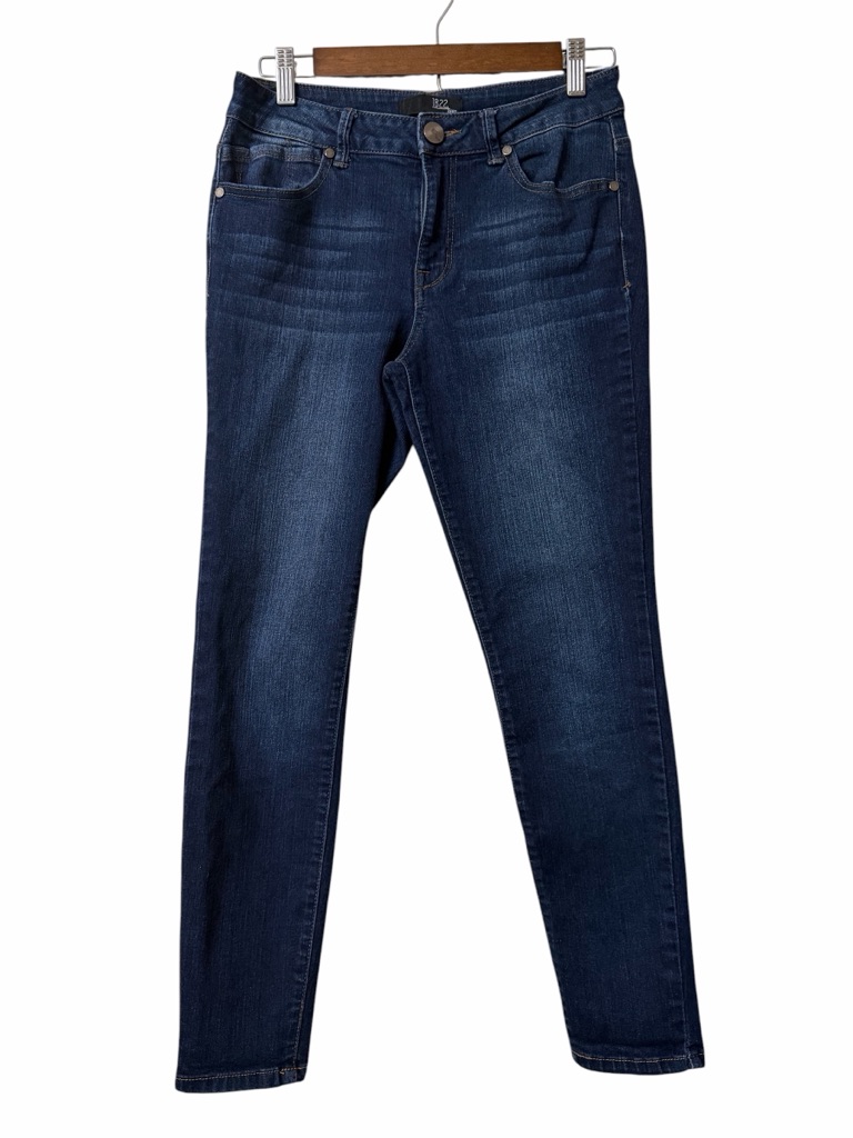 1822 Denim Skinny Jeans In Dark Indigo Wash